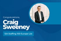 WilsonHCG’s Craig Sweeney named to SIA 2022 Staffing 100 Europe list