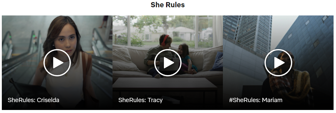 SheRules Netflix screenshot