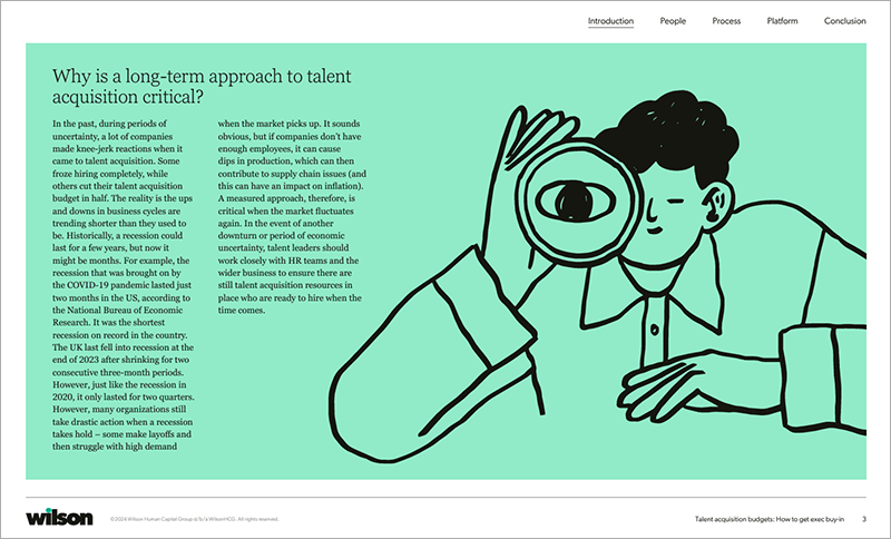 Talent Acquisition Budget Toolkit | WilsonHCG
