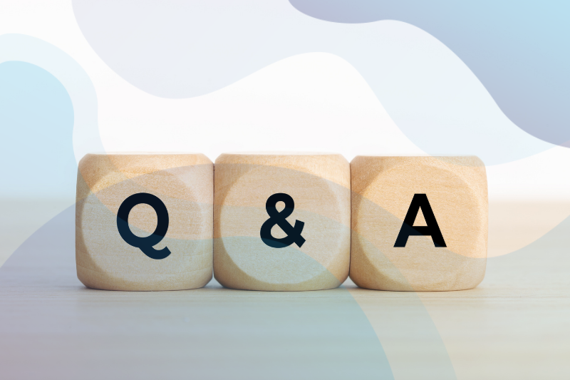 Three Blocks With Q&A Spelled Out