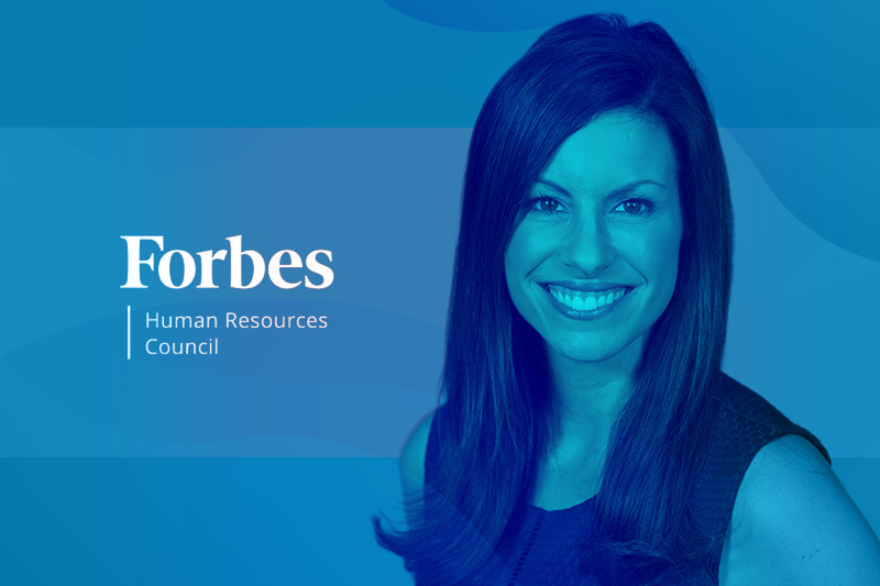 Kim Pope beside Forbes Human Resources Council text