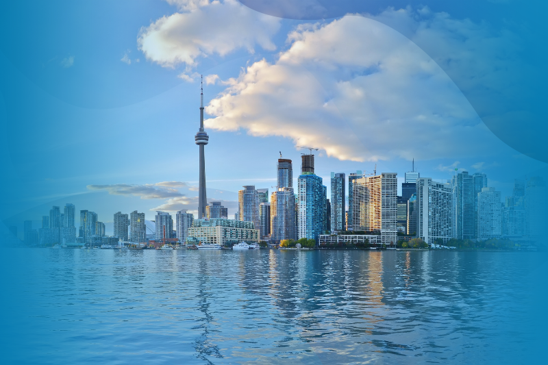 City skyline of Toronto, Canada