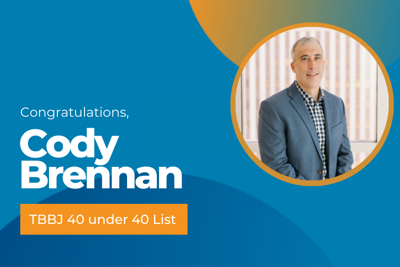 WilsonHCG's Cody Brennan Named a 2022 40 under 40 Honoree by TBBJ