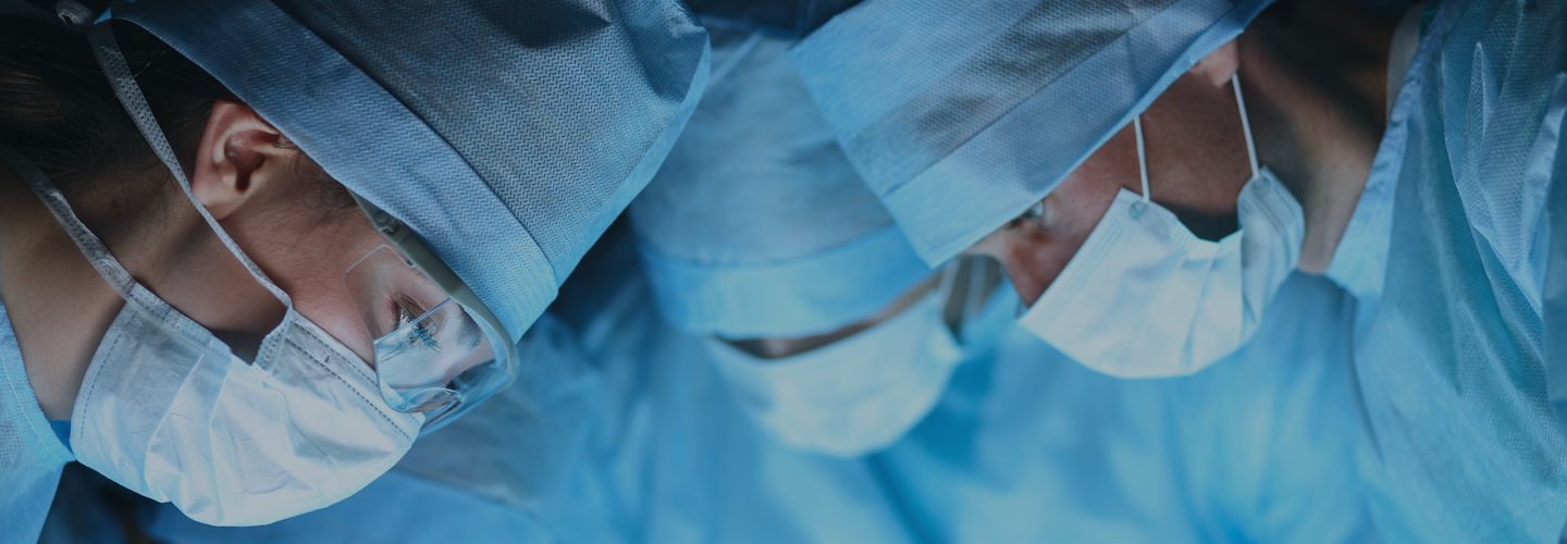 Healthcare workers in scrubs closeup