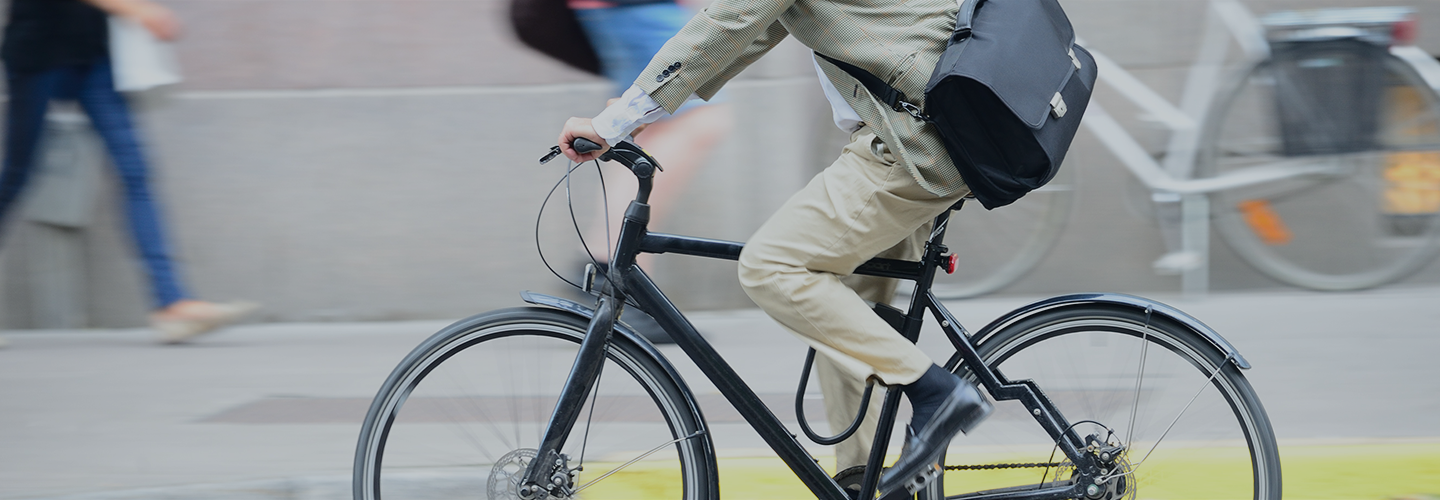 Person on a bike