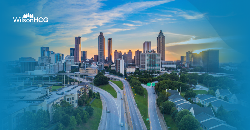 Atlanta skyline.